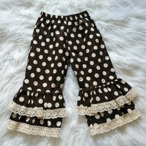 Sado Boutique Chocolate Lace Ruffles 3T